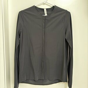 Lululemon Lab Solo Collarless Button Down Shirt